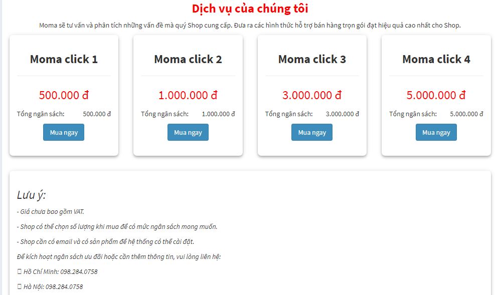 Moma ad là gì?